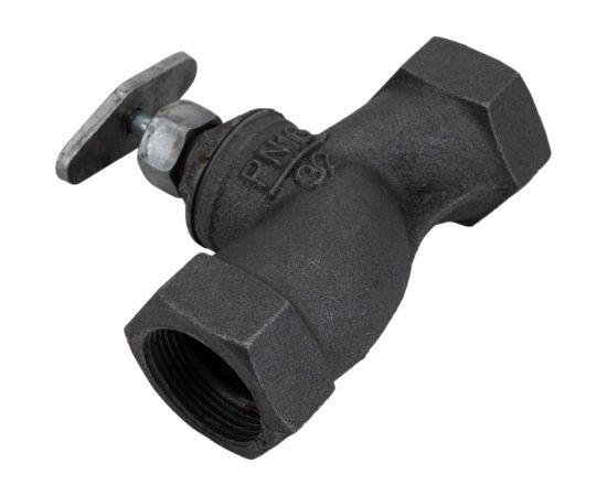 Клапан запорный DN.ru 15кч18п1 Ду32 Ру16 чугунный муфтовый D090-00236 – изображение 3