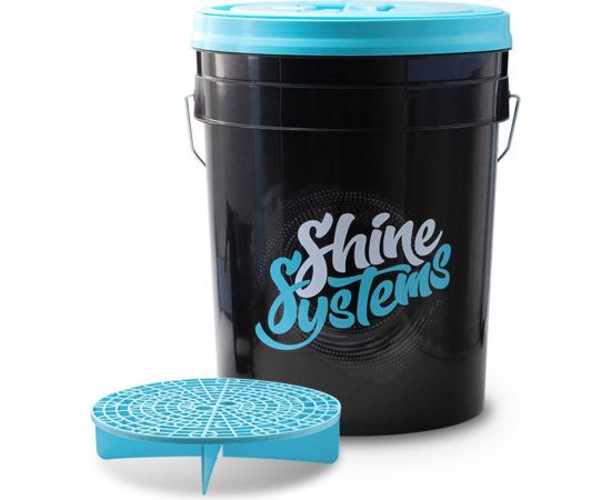 Ведро для мойки автомобиля c крышкой и сепаратором Shine systems Bucket Set 20 л SS641 – изображение 2