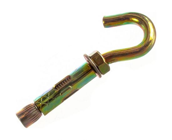 Анкерный болт с крюком Качественный КРЕПЕЖ 8х40 25 шт 0300043 КЧ – изображение 2