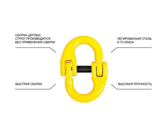 Цепной четырехветвевой строп OCALIFT 4СЦ 3,15 т, 3 м, т8 4sc3150t3 – изображение 4