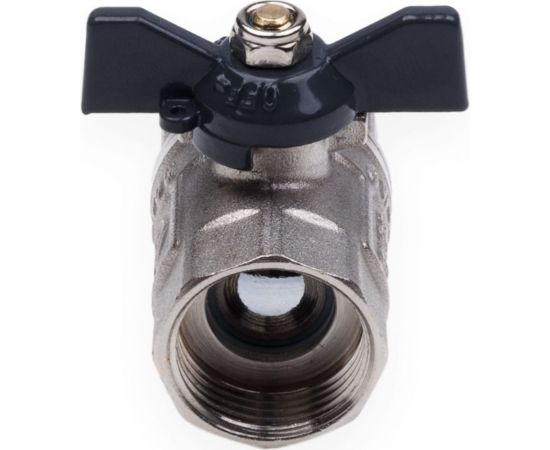 Шаровой кран AQUALINK вн-вн 1 B бабочка 1157 – изображение 2