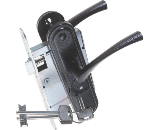 Врезной замок ЗЕНИТ ЗВ9-4-2 черный 15834 – изображение 2