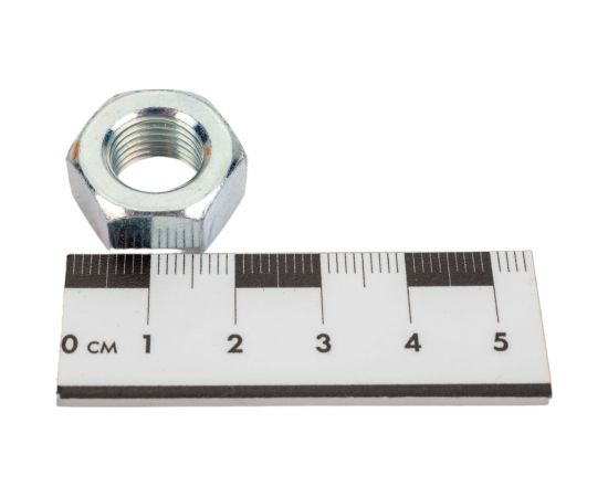 Гайка ЦКИ DIN934 М12х1.25 усилена закалкой 8 Ц 50 шт 60523 – изображение 3