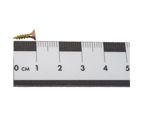 Саморез Мир крепежа DIN 7962 2,5x10 Pozi желтый цинк (1000 шт) Т0000018913 – изображение 2