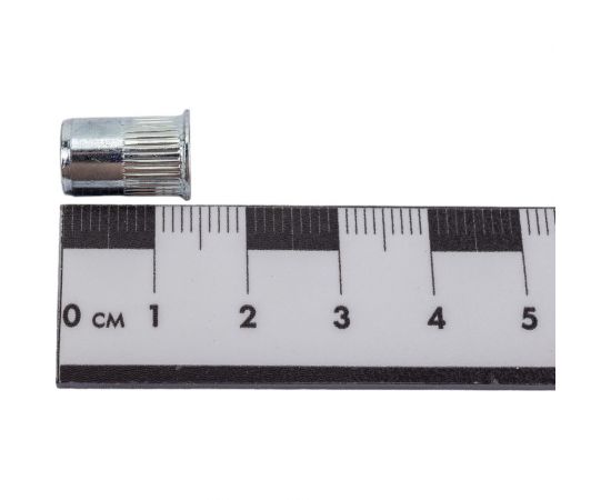 Гайка заклепка Мир крепежа уменьшенный борт М6 (0,5-3) с насечкой (100 шт) УТ000041713 – изображение 4