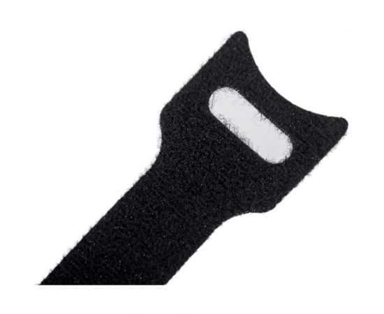 Стяжка-липучка NIKOMAX с мягкой пряжкой, 240x16 мм, черная, 10 шт. NMC-CTV240-16-SB-BK-10 – изображение 3