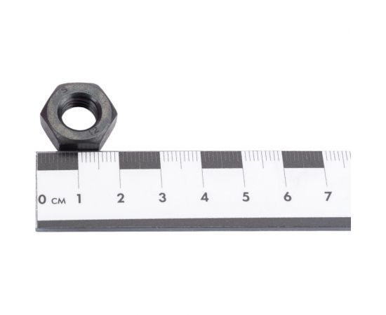 Гайка Море-Метизов DIN 934, класс прочности 12, оксид, M10, 25 шт. GAYKA934M1025M – изображение 4