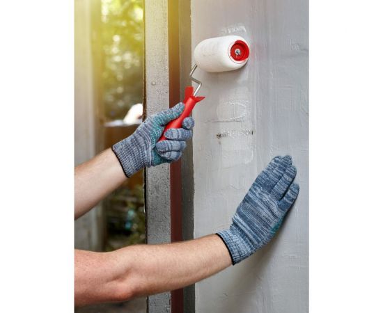 Трикотажные перчатки Фабрика перчаток, стандарт, с ПВХ, 10 класс, 5 нитей, серые, р.М 5-10-СТ-СЕР-(M) – изображение 2