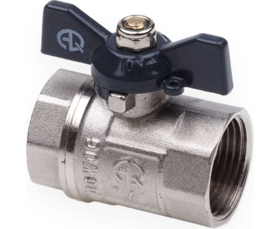 Шаровой кран AQUALINK вн-вн 1 B бабочка 1157 – изображение 5