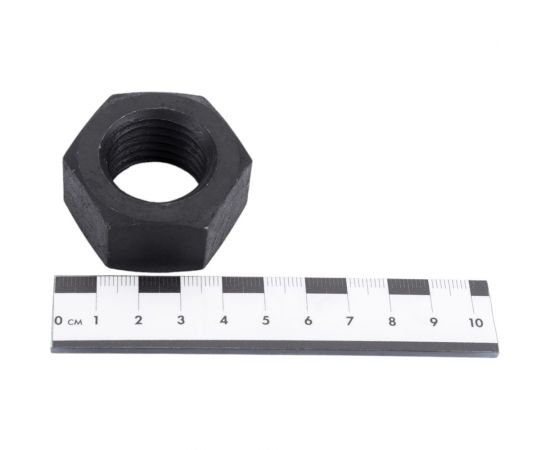 Гайка Море-Метизов DIN 934, класс прочности 12, оксид, M27, 10 шт. GAYKA934M2710M – изображение 2