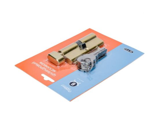 Цилиндровый механизм НОРА-М STD AL ЛПВ-80 40-40 золото 16560 – изображение 2