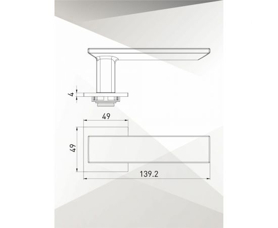 Фалевая ручка VERGE PLANO P.CHROME 900000052026 – изображение 3