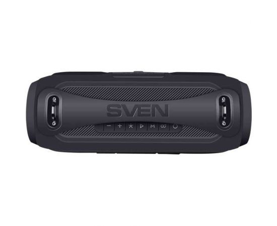 Портативная колонка SVEN АС PS-380 черная, 40 Вт, Waterproof (IPx5), TWS, Bluetooth, FM, USB, 3000 мА*ч SV-021290 – изображение 12