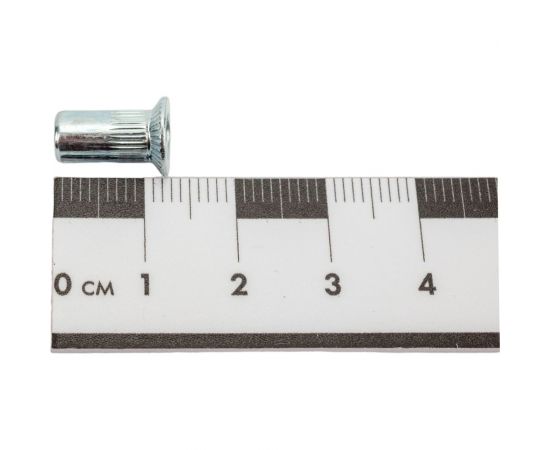 Гайка заклепка Мир крепежа потайной борт М4 (1,5-3) с насечкой (100 шт) УТ000003362 – изображение 4