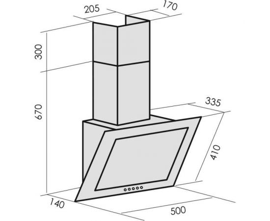 Кухонная вытяжка MBS GALTONIA 150 INOX 5342 – изображение 5