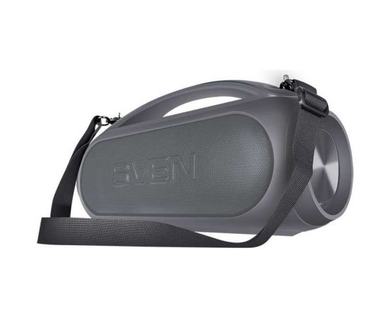 Портативная колонка SVEN АС PS-380 черная, 40 Вт, Waterproof (IPx5), TWS, Bluetooth, FM, USB, 3000 мА*ч SV-021290 – изображение 6