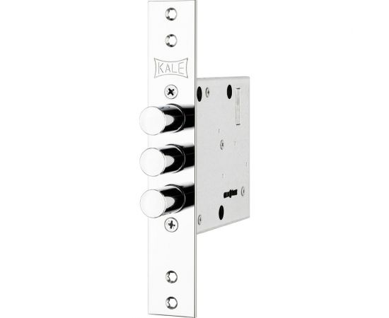 Врезной сувальдный замок KALE KILIT 447L, BS67, 5, 30CP, 5K (75мм), w/o SP, w/o Ros, PB 447L0000011 