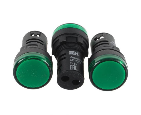 Светосигнальная арматура IEK AD-22DS 24В зеленая ИЭК BLS10-ADDS-024-K06 