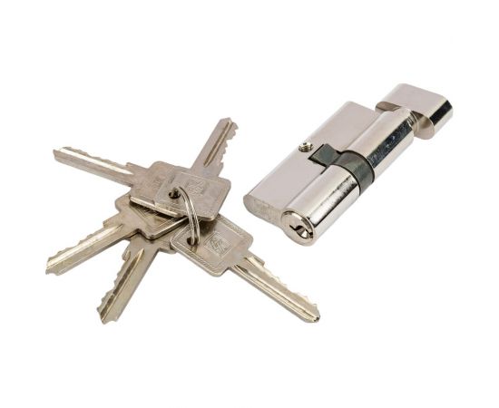 Цилиндр с вертушкой СК хром, 65 мм 5165 RF 