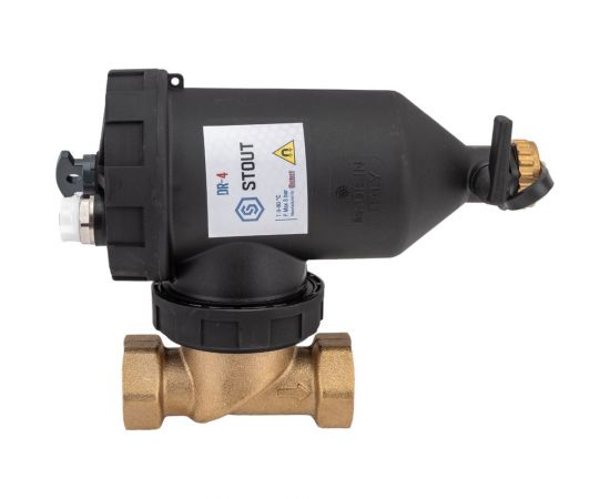 Шламоотделитель с магнитом и циклонным фильтром STOUT Sfw-0073-000025 1" вн RG0091HNTRM2AT 