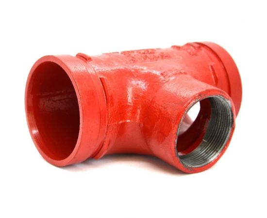 Переходной тройник под резьбу GROOVEX 3""x1 1/4"", 89x42 мм, ДУ 80x32 мм TPR8942 