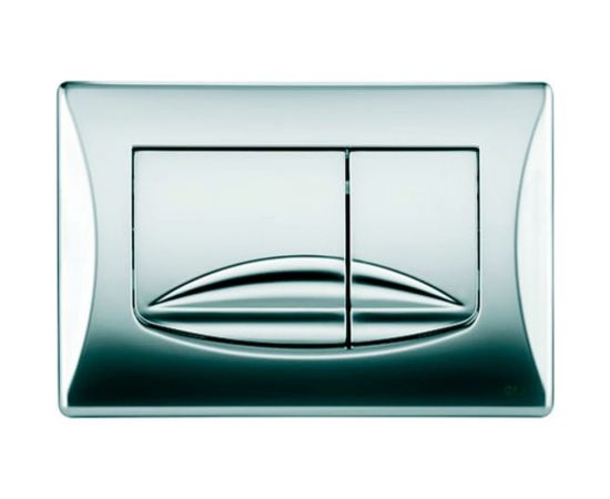 Кнопка смыва OLI RIVER DUAL механическая двухрежимная, хром глянцевый 638504 