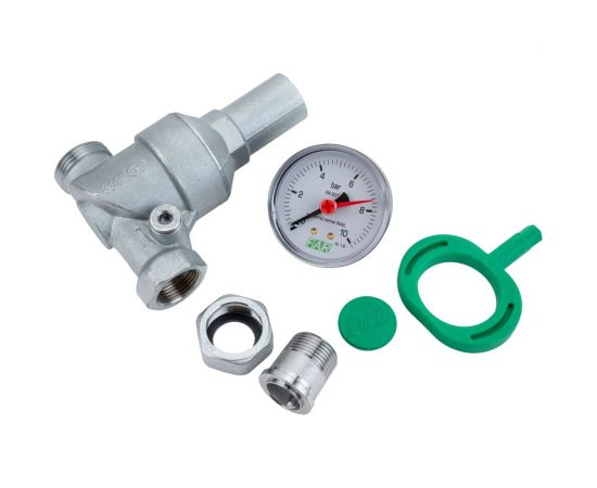 Редуктор хром FAR 3/4"" ВР-НР, с манометром FA 2835 34 