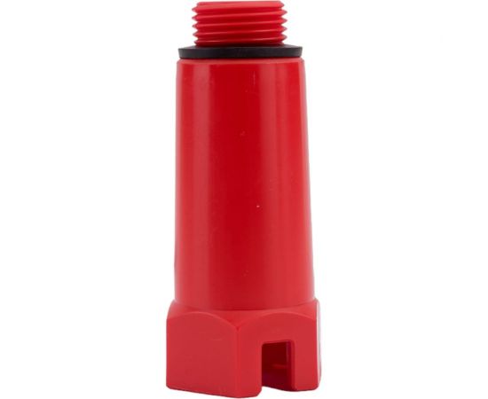 Заглушка RTP длинная, 1/2, пластик, красная 30375 
