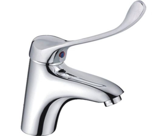 Смеситель для умывальника D-Lin с хирургической ручкой, хром D110427-6 