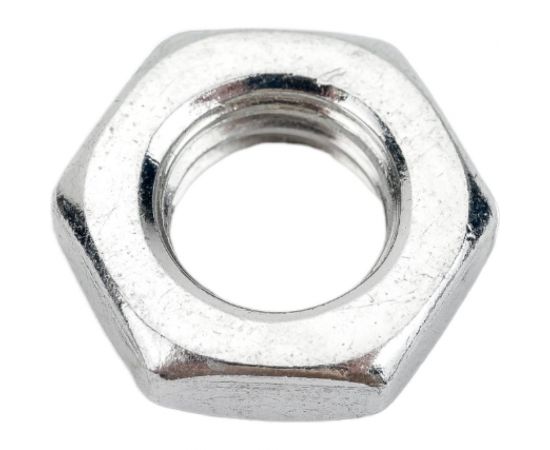 Гайка Море-Метизов DIN 439, класс прочности 6, цинк, М8, 100 шт. GAYKA439CM8100M 