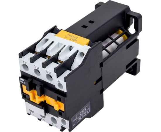Контактор IEK КМИп-23210, 32А, 220В/АС3, 1НО, ИЭК, KMD21-032-220-10 