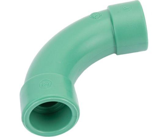 Плавнозагнутый угол Banninger полипропиленовый, зеленый, 90 гр x 25 мм 7421070911 
