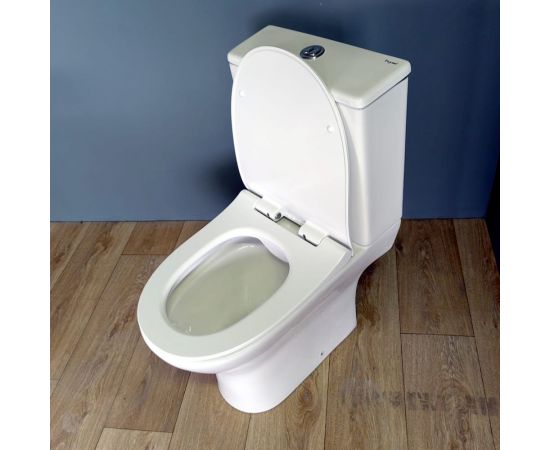 Напольный унитаз Teymi Ritta безободковый, сиденье микролифт T40803 ЦБ-00267141 – изображение 11