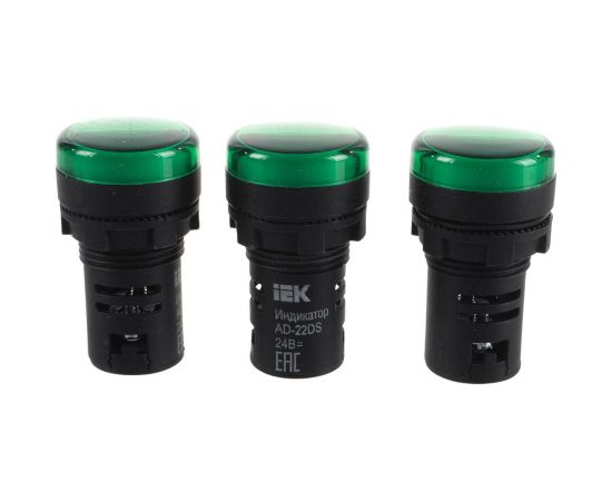 Светосигнальная арматура IEK AD-22DS 24В зеленая ИЭК BLS10-ADDS-024-K06 – изображение 2