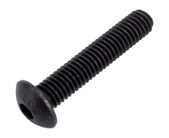 Винт Море-Метизов ISO 7380, класс прочности 10.9, оксид, M5x25 мм, 50 шт. VINT738052550M – изображение 2