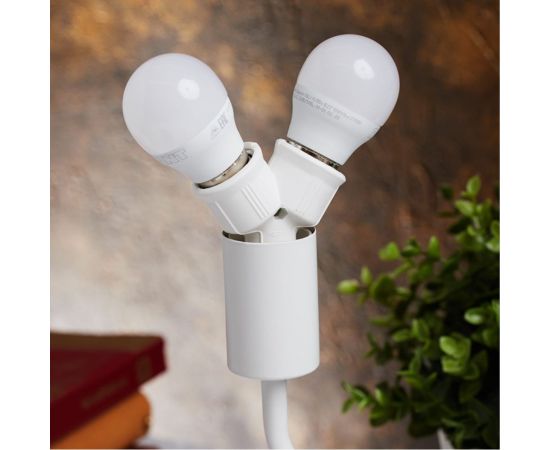 Цокольный разветвитель REXANT Е27 на 2хЕ27 белый 11-8811 – изображение 2