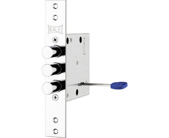 Врезной сувальдный замок KALE KILIT 447L, BS67, 5, 30CP, 5K (75мм), w/o SP, w/o Ros, PB 447L0000011 – изображение 2