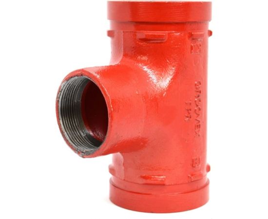 Переходной тройник под резьбу GROOVEX 3""x1 1/4"", 89x42 мм, ДУ 80x32 мм TPR8942 – изображение 2