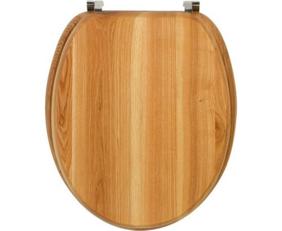 Сиденье для унитаза Wirquin натуральное дерево, крепления нержавеющие AB00610 – изображение 2