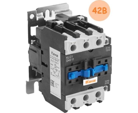 Магнитный пускатель KAYAL Контактор 40A-42AC-Б-УХЛ4 KLC1-D4011 UCD40A042V – изображение 2