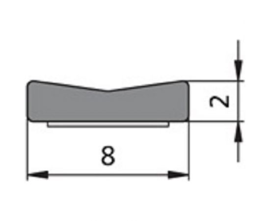 Уплотнитель KIM TEC SD31Х/4 -200м белый 8х2мм 11593405 – изображение 2