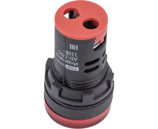Лампа TDM, AD-22DS матрица, d22мм, красный, 110В AC/DC SQ 0702-0029 – изображение 3