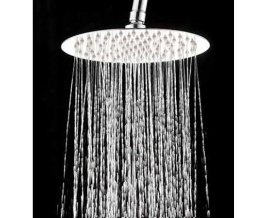 Верхний душ Aquanet AF301-84-RM PASSION R, M-size Ф200x2 мм, круглый, нержавеющий полир. 00242978 – изображение 3