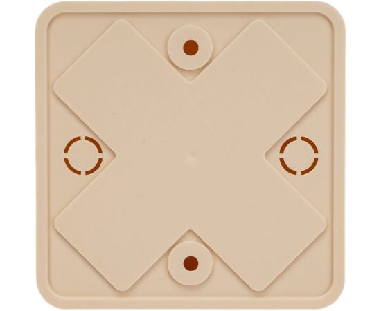 Клеммная коробка IEK, 75x75x20, IP20, КМ41212-02, слоновая кость UKO10-075-075-020-K32 – изображение 3