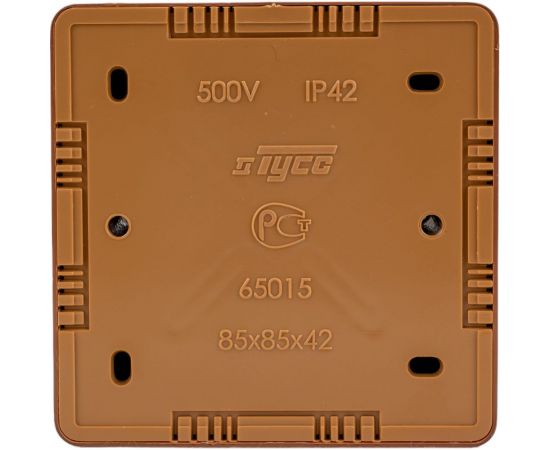 Универсальная коробка для кабель каналов Рувинил Тусо 85x85x42 мм 65015-08М – изображение 3