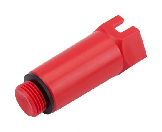 Заглушка RTP длинная, 1/2, пластик, красная 30375 – изображение 3