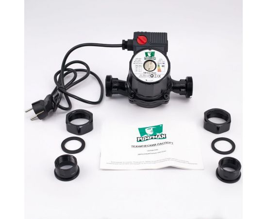 Циркуляционный насос PUMPMAN трехскоростной PRS25/6 (180mm) – изображение 3