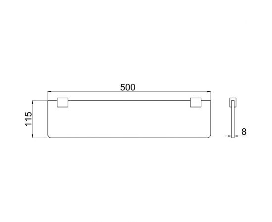 Полочка ALLEN BRAU Infinity 6.21012-31 00265490 – изображение 3