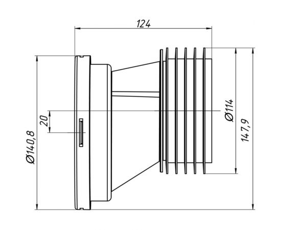 Эксцентрик АНИ пласт жесткий 20 мм W0220 – изображение 3