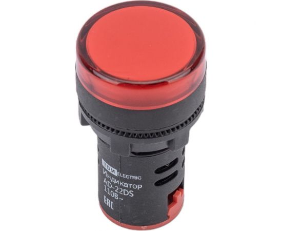 Лампа TDM, AD-22DS матрица, d22мм, красный, 110В AC/DC SQ 0702-0029 – изображение 4